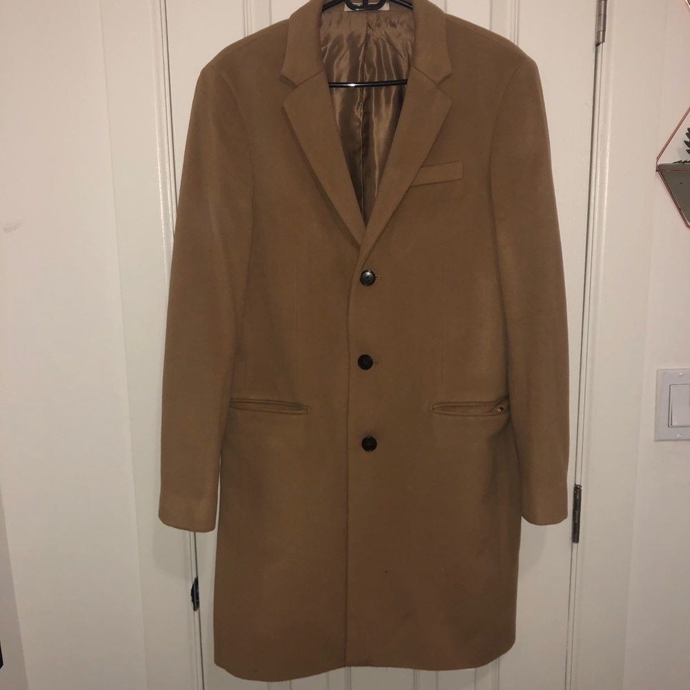 Club Monaco Cashmere Camel Top Coat